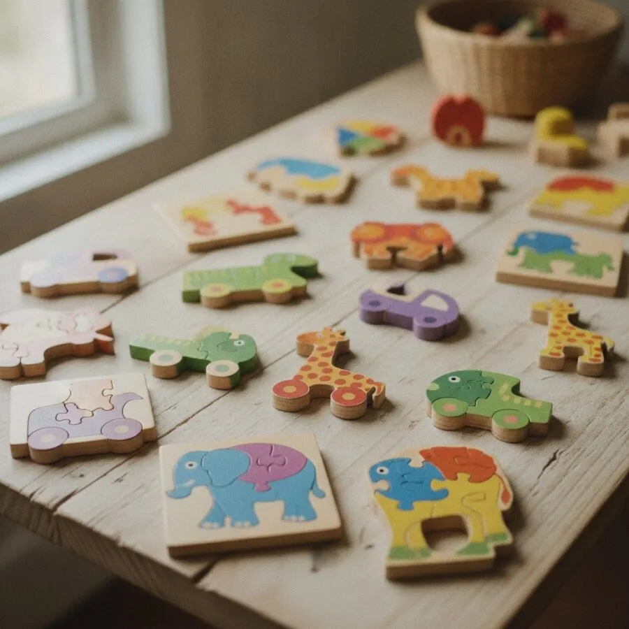 Puzzle drewniane dla dzieci